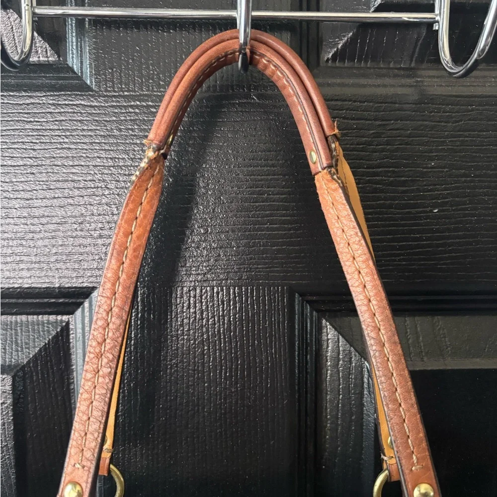 Coach Multicolor Plaid Tote with Blue Stripe - Picture 7 of 14